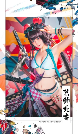 w百合欧皇子w《水着阿荣》写真图集 21P｜在线预览与图包下载