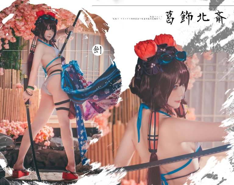 w百合欧皇子w《水着阿荣》写真图集 21P｜在线预览与图包下载
