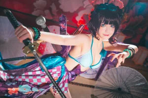 w百合欧皇子w《水着阿荣》写真图集 21P｜在线预览与图包下载