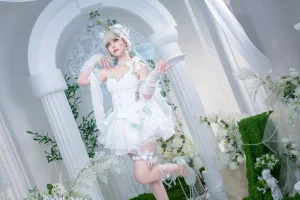 洛城雪Yuki《琳妮特天使庭院》写真图集 26P｜在线预览与图包下载