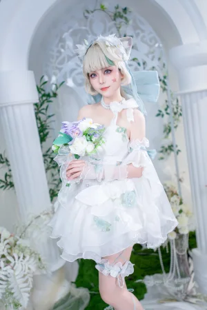 洛城雪Yuki《琳妮特天使庭院》写真图集 26P｜在线预览与图包下载