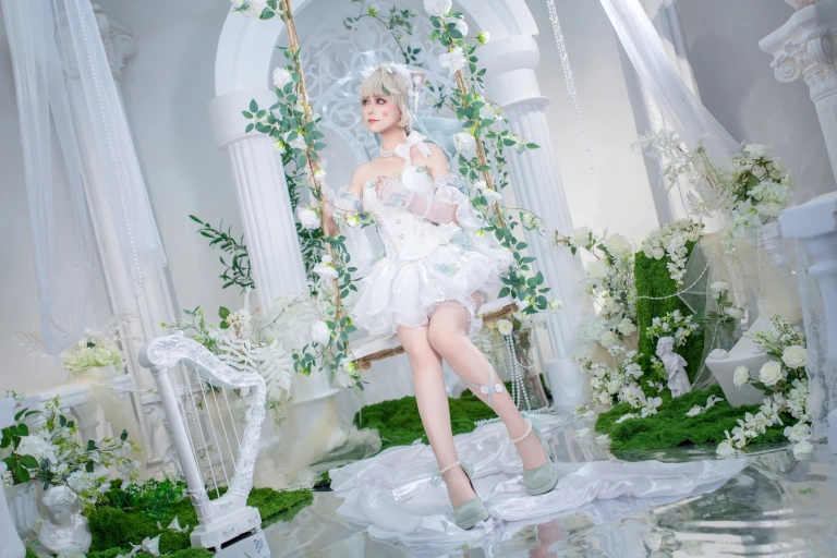 洛城雪Yuki《琳妮特天使庭院》写真图集 26P｜在线预览与图包下载