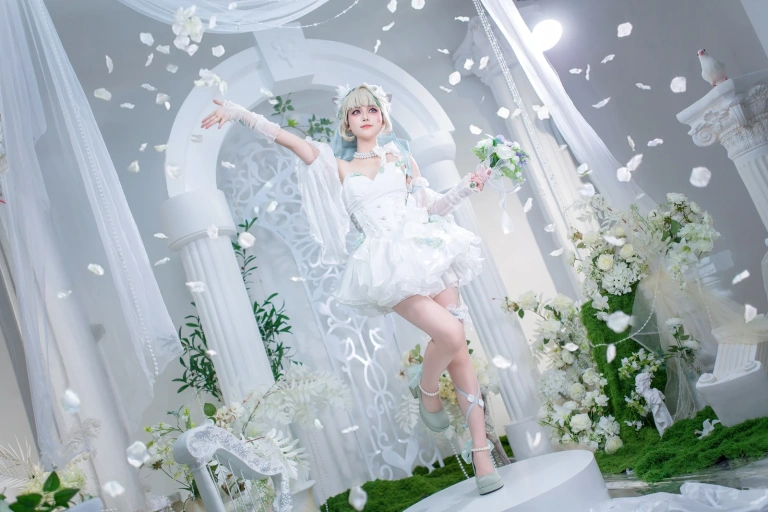 洛城雪Yuki《琳妮特天使庭院》写真图集 26P｜在线预览与图包下载